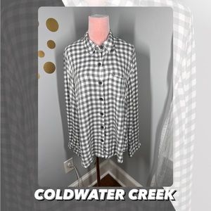 EUC Coldwater Creek Checked Shirt